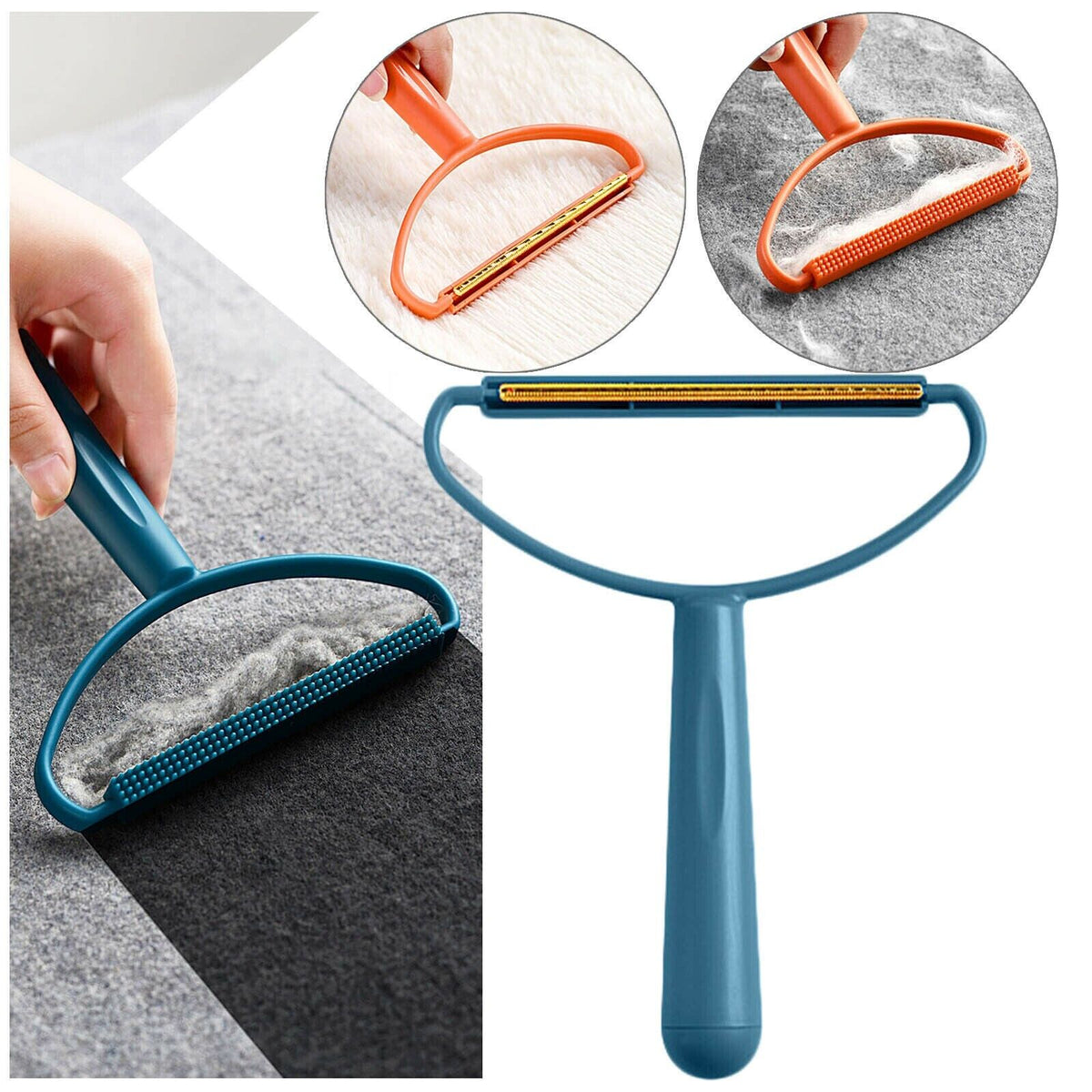 Reusable Double-Sided Lint Remover and Fuzz Shaver for Clothing