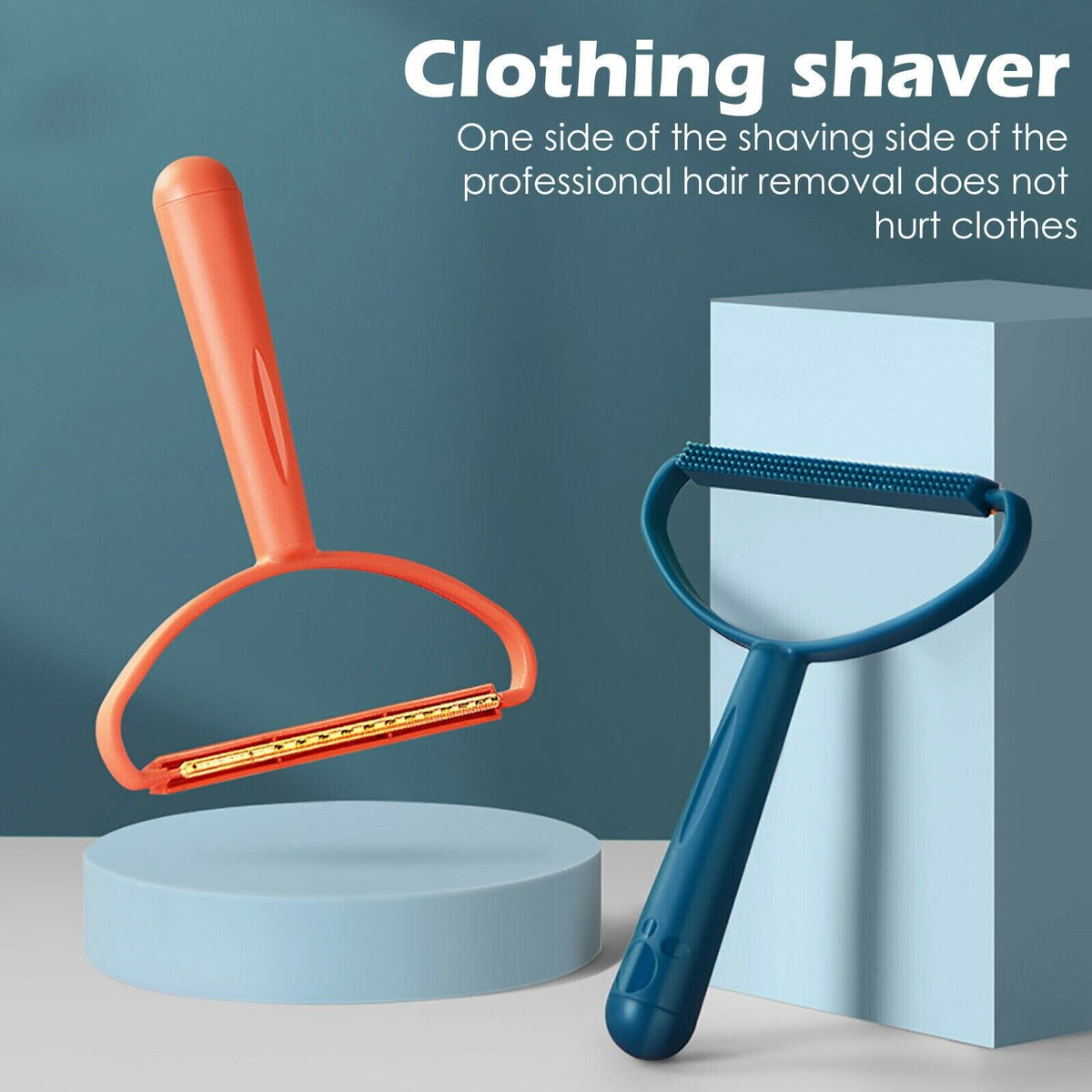 Reusable Double-Sided Lint Remover and Fuzz Shaver for Clothing