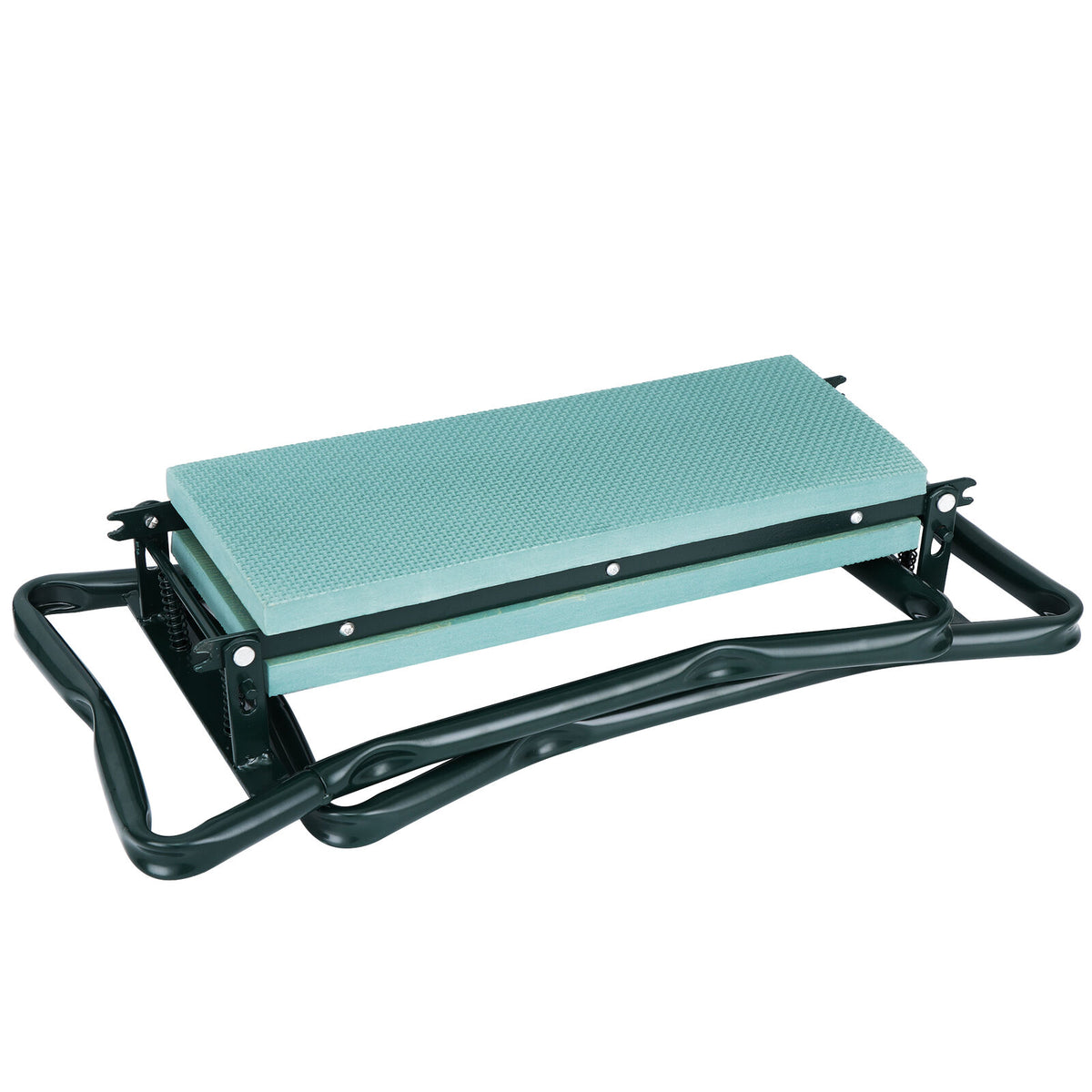Folding Garden Kneeler Knee Bench Stool Soft Cushion Seat Pad & Tool Pouch